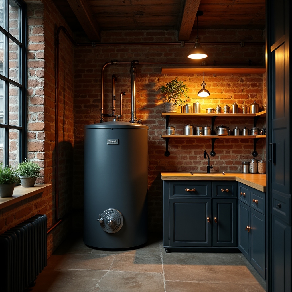 Котельная в частном доме с газовым напольным котлом